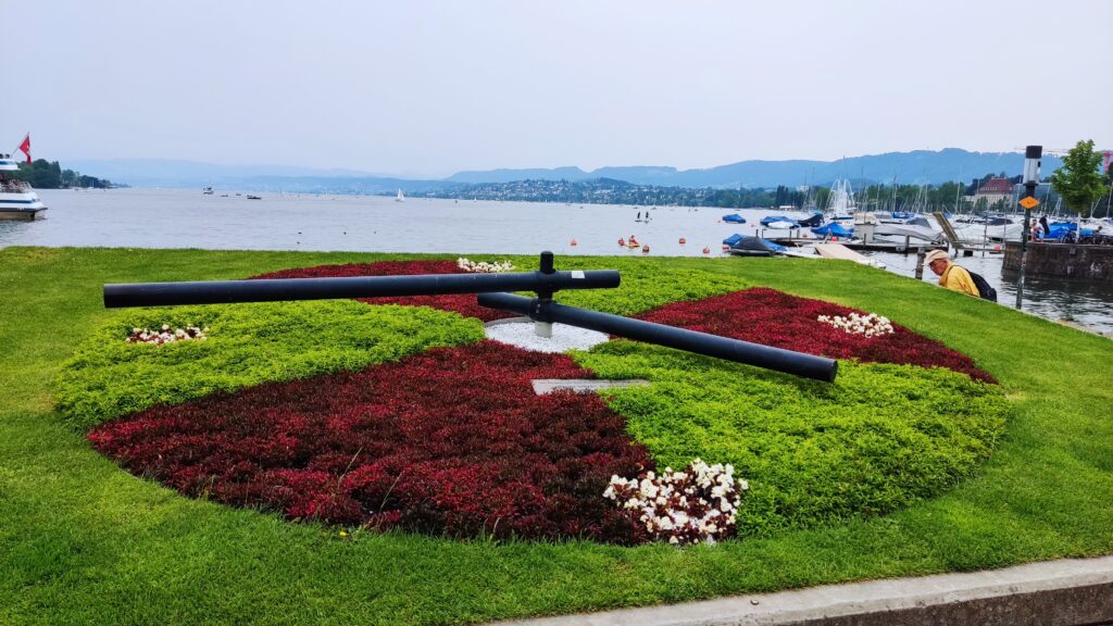 Zurich reloj del lago