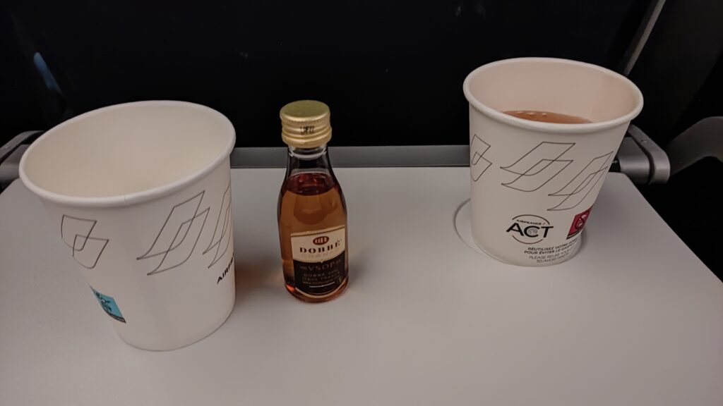 comida y bebida Air France