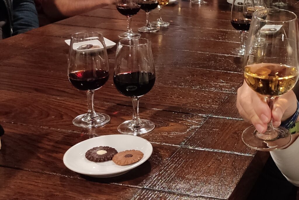 cata de vino oporto