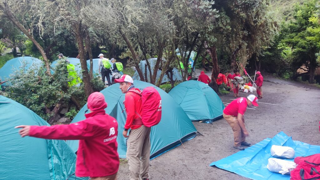 Camino Inca, Cuzco Perú
campamento
